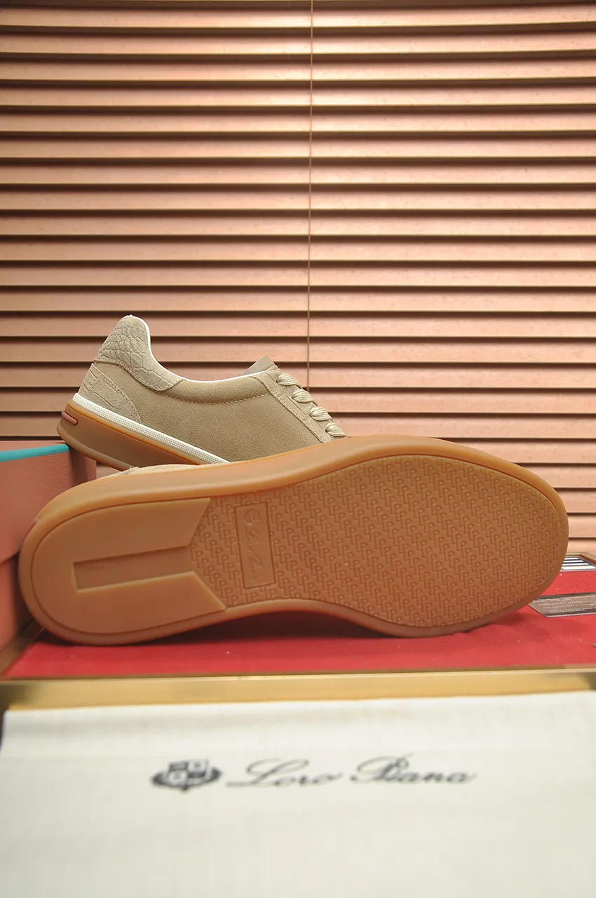 Men's men's shoes 💰580💶[𝐥𝐨𝐫𝐨 𝐏𝐢𝐚𝐧𝐚] lp classic loafers, an Italian treasure brand, the only brand that can match Hermès! Only after wearing it do we realize that we cannot let down our feet. The upper is imported cashmere, the lining of water-dyed cowhide ➕ the cowhide feet, the official original glass rubber outsole, and the pendant. Exclusive original packaging (tag ➕ brand paper ➕ outer box ➕ hand bag) code number: 38-46 (45 46 customized)